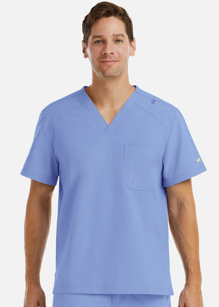 Maevn Momentum Men's Chest Pocket V-Neck Scrub Top
