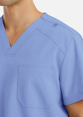 Maevn Momentum Men's Chest Pocket V-Neck Scrub Top