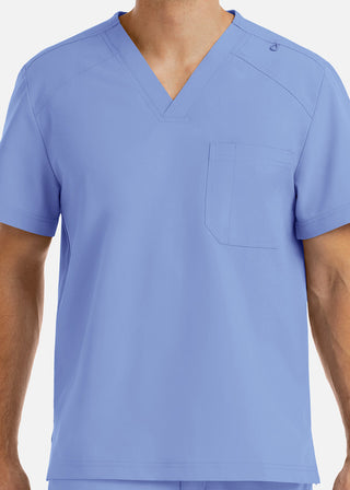 Maevn Momentum Men's Chest Pocket V-Neck Scrub Top