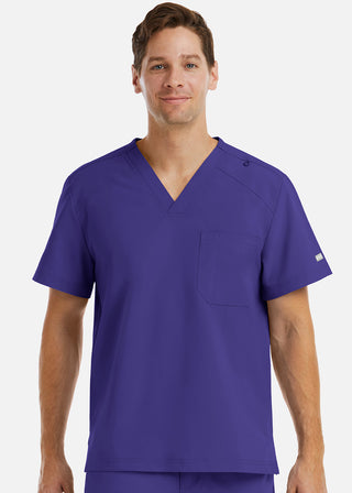 Maevn Momentum Men's Chest Pocket V-Neck Scrub Top