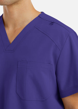 Maevn Momentum Men's Chest Pocket V-Neck Scrub Top