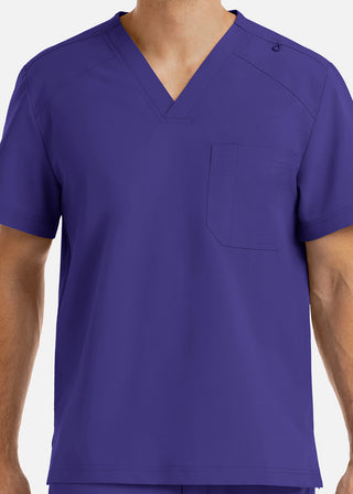 Maevn Momentum Men's Chest Pocket V-Neck Scrub Top