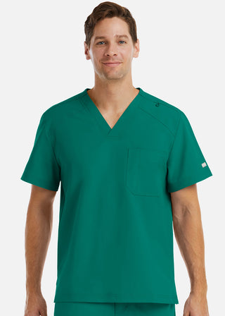 Maevn Momentum Men's Chest Pocket V-Neck Scrub Top