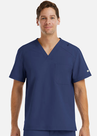 Maevn Momentum Men's Chest Pocket V-Neck Scrub Top
