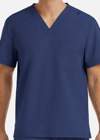 Maevn Momentum Men's Chest Pocket V-Neck Scrub Top