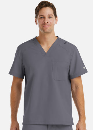 Maevn Momentum Men's Chest Pocket V-Neck Scrub Top