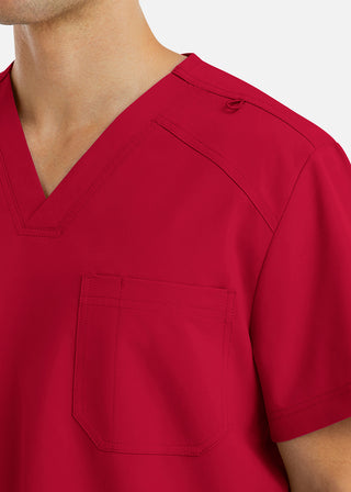 Maevn Momentum Men's Chest Pocket V-Neck Scrub Top