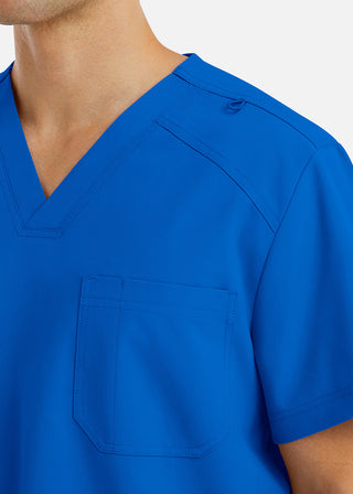 Maevn Momentum Men's Chest Pocket V-Neck Scrub Top