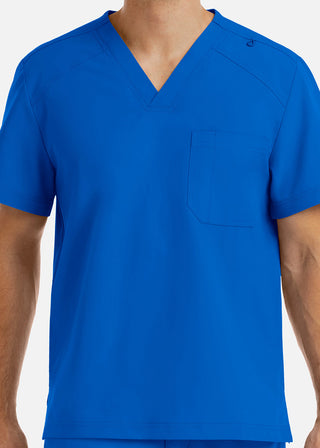 Maevn Momentum Men's Chest Pocket V-Neck Scrub Top