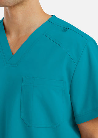 Maevn Momentum Men's Chest Pocket V-Neck Scrub Top