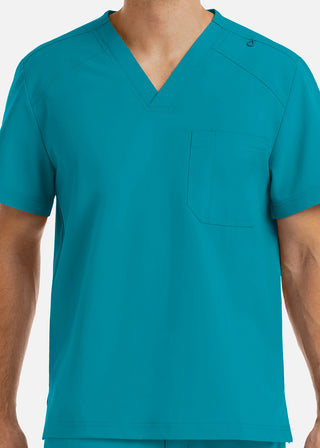 Maevn Momentum Men's Chest Pocket V-Neck Scrub Top