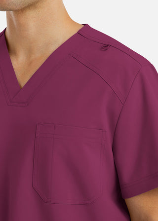 Maevn Momentum Men's Chest Pocket V-Neck Scrub Top