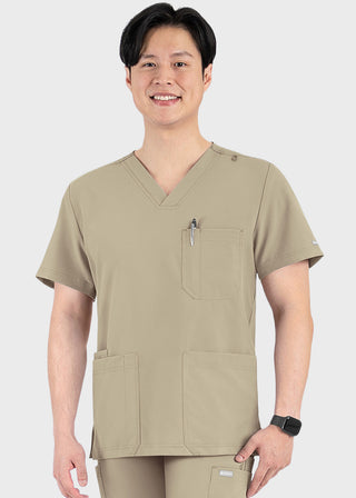Maevn Momentum Men's Pocket V-Neck Scrub Top
