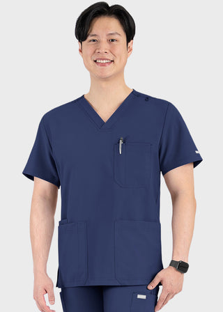 Maevn Momentum Men's Pocket V-Neck Scrub Top