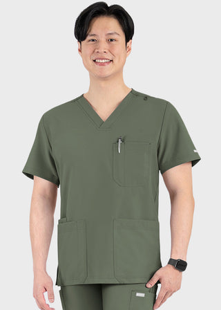 Maevn Momentum Men's Pocket V-Neck Scrub Top