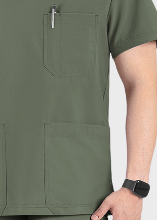 Maevn Momentum Men's Pocket V-Neck Scrub Top