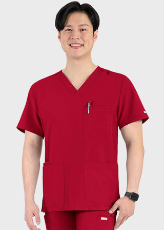 Maevn Momentum Men's Pocket V-Neck Scrub Top