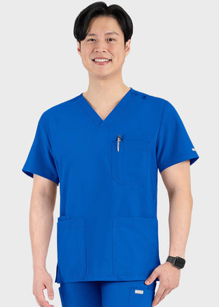 Maevn Momentum Men's Pocket V-Neck Scrub Top