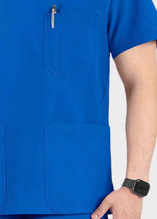 Maevn Momentum Men's Pocket V-Neck Scrub Top