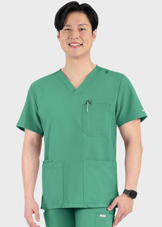 Maevn Momentum Men's Pocket V-Neck Scrub Top