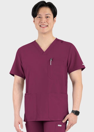 Maevn Momentum Men's Pocket V-Neck Scrub Top