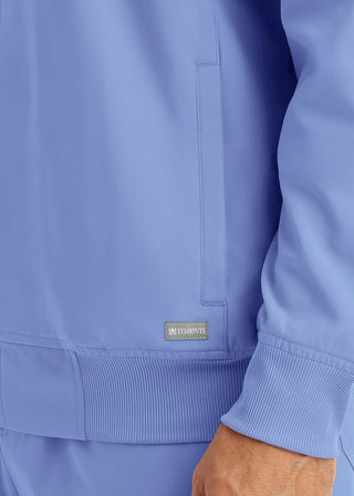 Maevn Momentum Men's Front Zip Warm Up Scrub Jacket