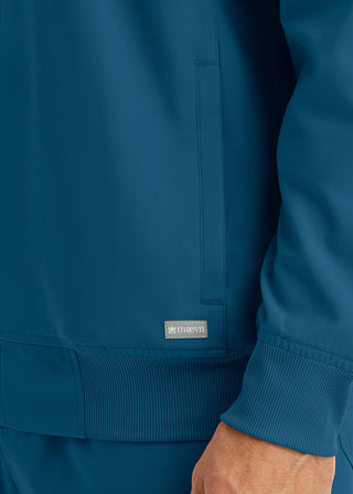 Maevn Momentum Men's Front Zip Warm Up Scrub Jacket