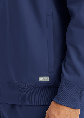 Maevn Momentum Men's Front Zip Warm Up Scrub Jacket