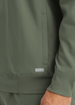 Maevn Momentum Men's Front Zip Warm Up Scrub Jacket