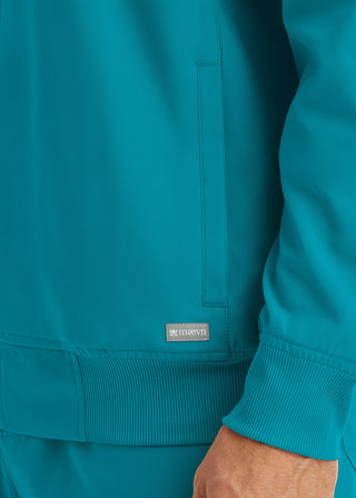 Maevn Momentum Men's Front Zip Warm Up Scrub Jacket