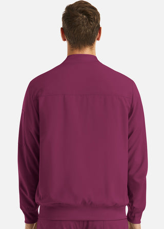 Maevn Momentum Men's Front Zip Warm Up Scrub Jacket