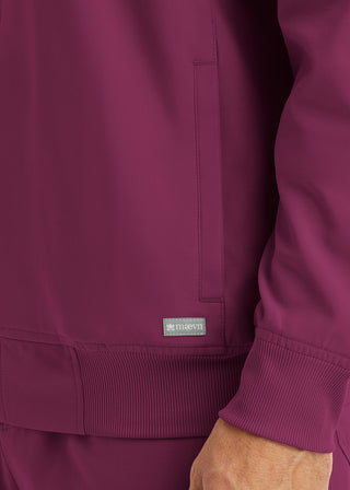Maevn Momentum Men's Front Zip Warm Up Scrub Jacket