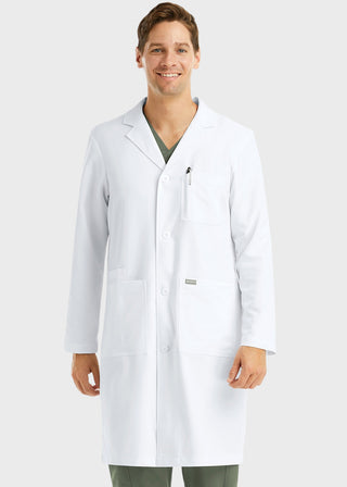 Maevn Momentum Lab Coat Men's Notch Collar Lab Coat