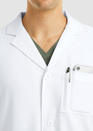 Maevn Momentum Lab Coat Men's Notch Collar Lab Coat