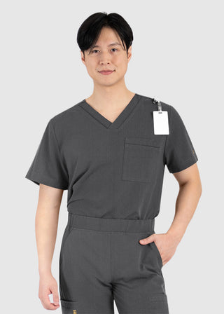 Maevn Matrix Men's Contrast Piping V-Neck Top