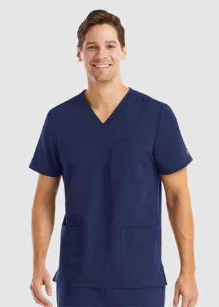 Maevn Men's Three Pocket V-Neck Scrub Top