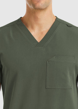 Maevn Men's Three Pocket V-Neck Scrub Top