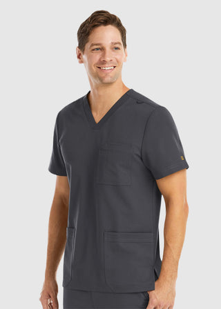 Maevn Men's Three Pocket V-Neck Scrub Top