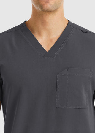 Maevn Men's Three Pocket V-Neck Scrub Top