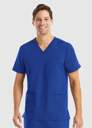 Maevn Men's Three Pocket V-Neck Scrub Top