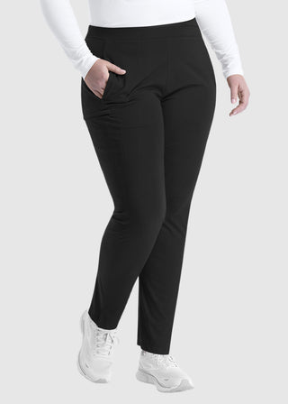 Maevn Women's Mid Rise Tapered Pant