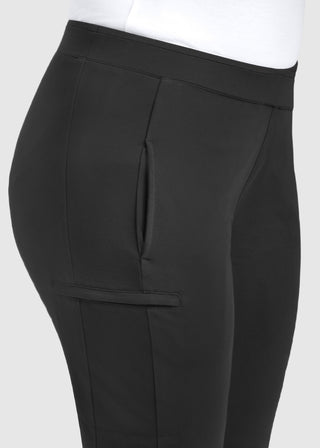 Maevn Women's Mid Rise Tapered Pant