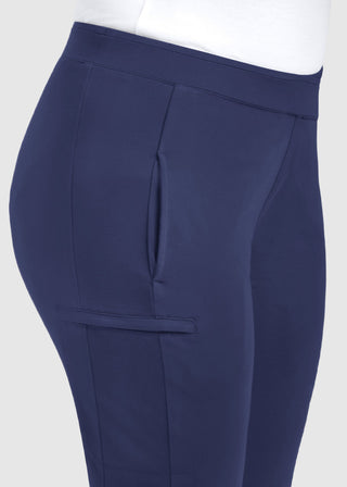 Maevn Women's Mid Rise Tapered Pant