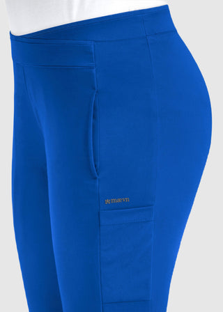 Maevn Women's Mid Rise Tapered Pant