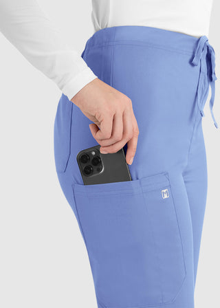 Maevn Matrix Basic Unisex Tapered Leg Scrub Petite Pant