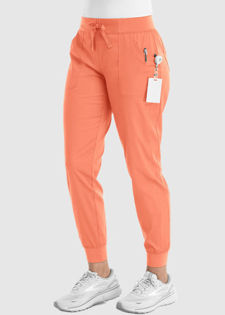 Maevn Women's Full Elastic Waistband Jogger Petite Pant