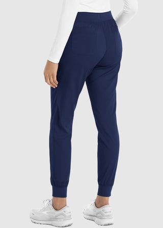 Maevn Women's Full Elastic Waistband Jogger Petite Pant