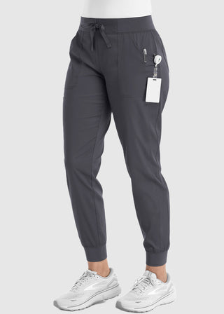 Maevn Women's Full Elastic Waistband Jogger Petite Pant