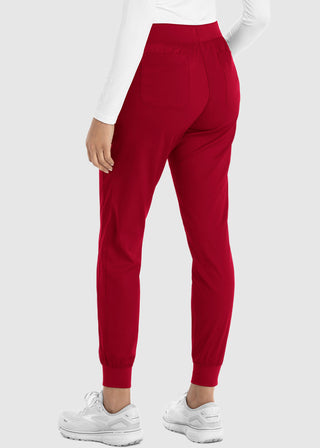 Maevn Women's Full Elastic Waistband Jogger Petite Pant