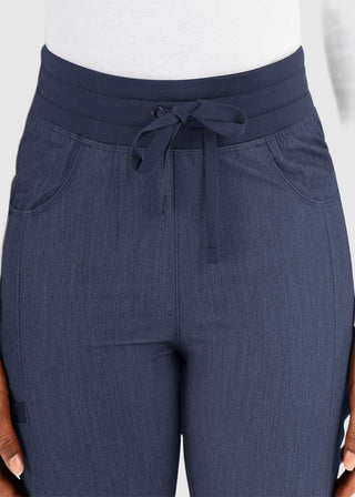 Maevn Matrix Pro Women's  Drawstring Waistband Yoga Scrub Petite Pant